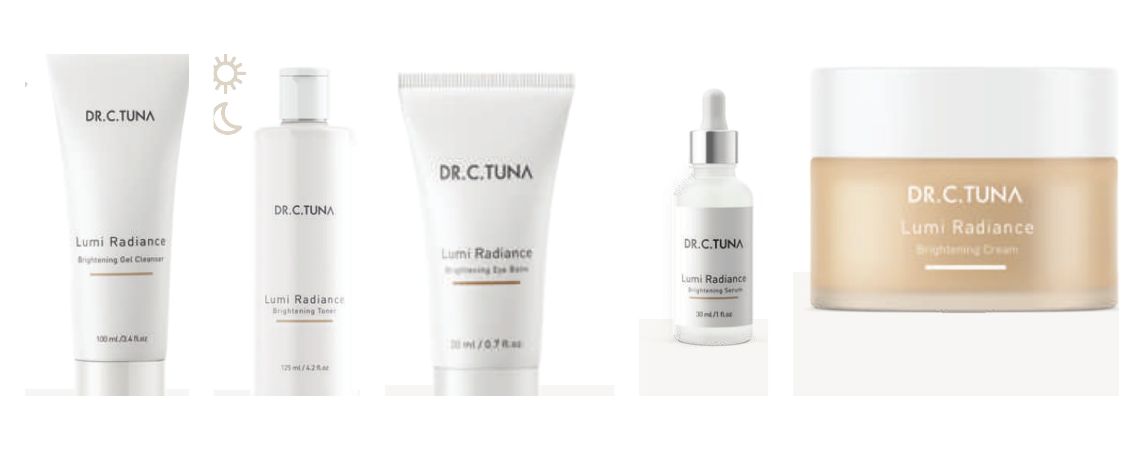 Kit Lumi Radiance Dr. C. Tuna: 5 prodotti per il viso